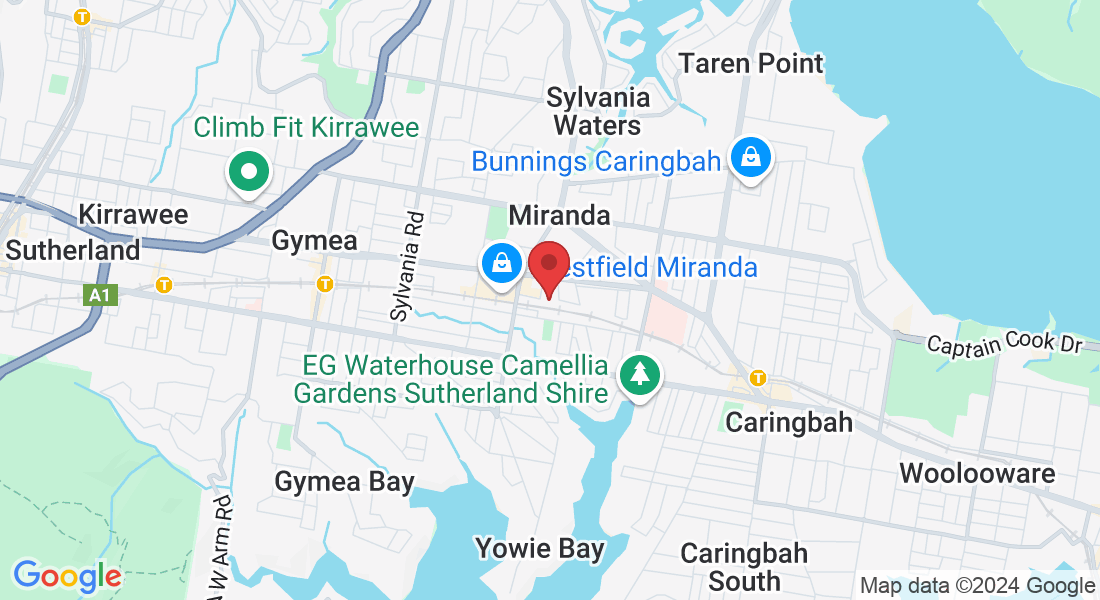 Suite 1/28-30 Urunga Parade, Miranda NSW 2228, Australia