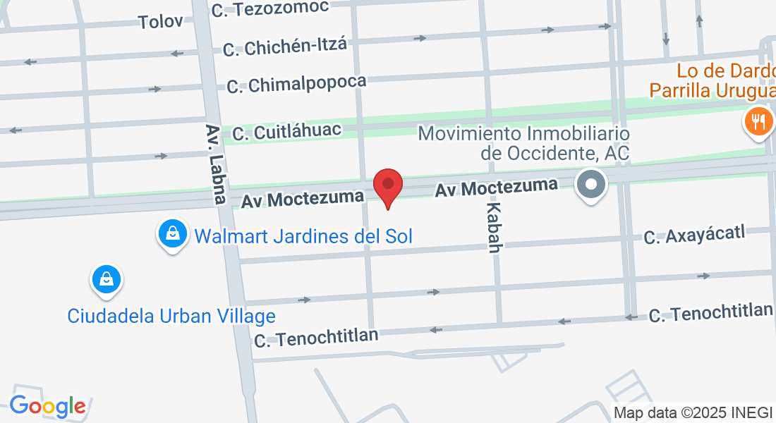 Av Moctezuma 4529, Jardines del Sol, 45050 Zapopan, Jal., Mexico
