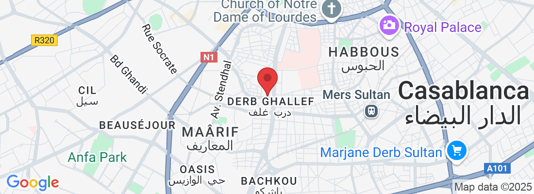 44 Rue François Ponsard, Casablanca 20000, Morocco