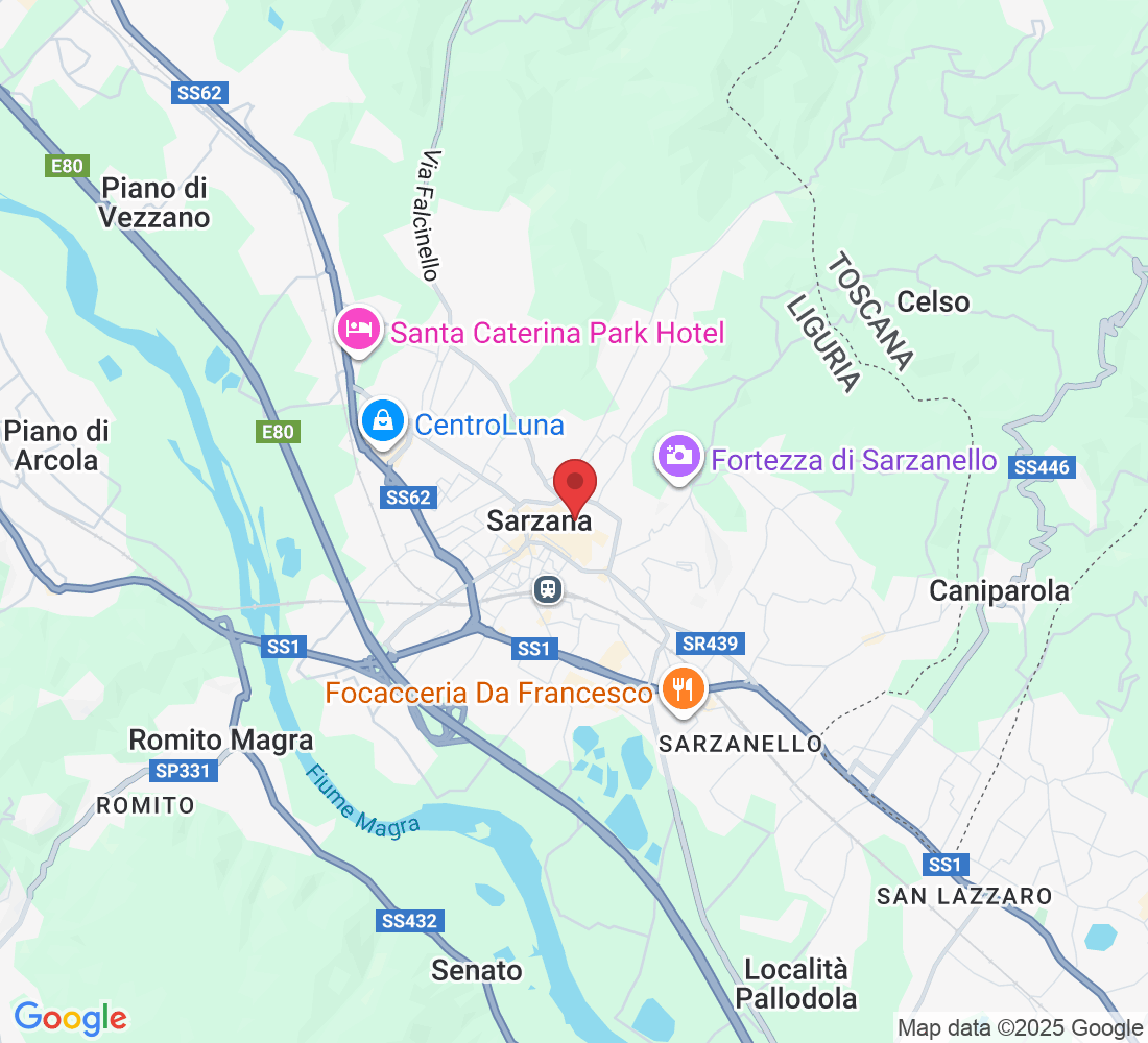 V. Nicolò Mascardi, 73, 19038 Sarzana SP, Italia