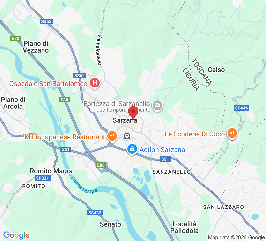 V. Nicolò Mascardi, 73, 19038 Sarzana SP, Italia