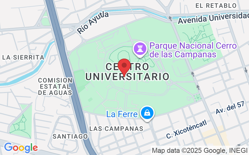 Universidad 231, Cerro de las Campanas S/N, Las Campanas, 76010 Santiago de Querétaro, Qro., Mexico