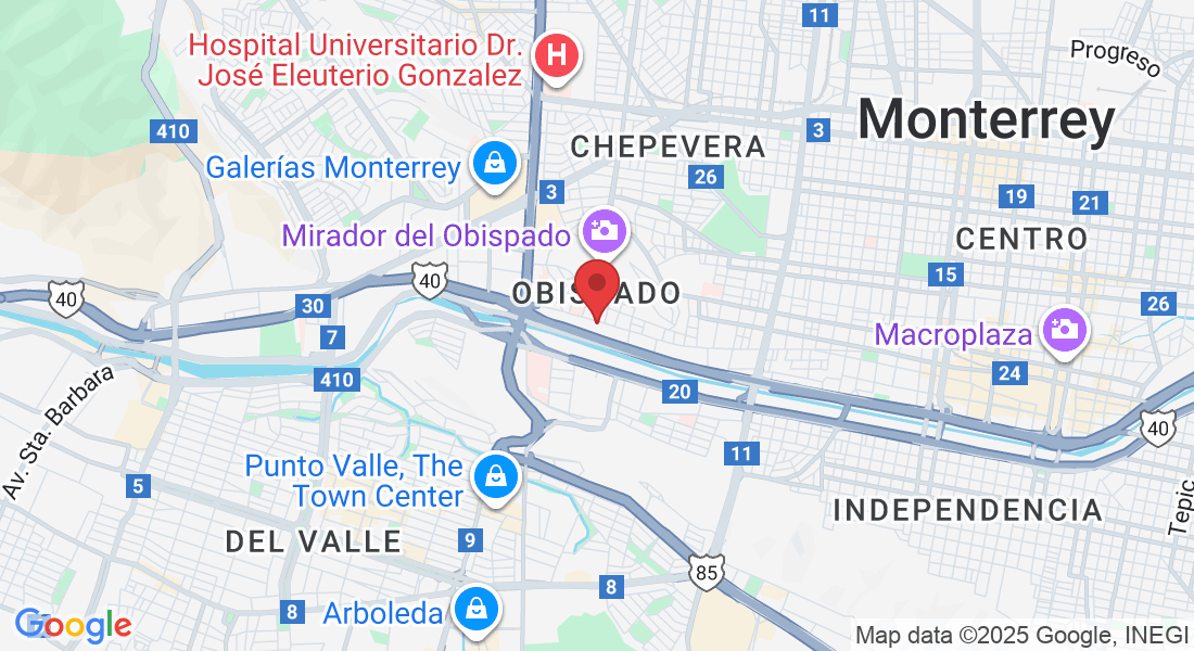 Miguel Hidalgo y Costilla 2404, Obispado, 64060 Monterrey, N.L., Mexico