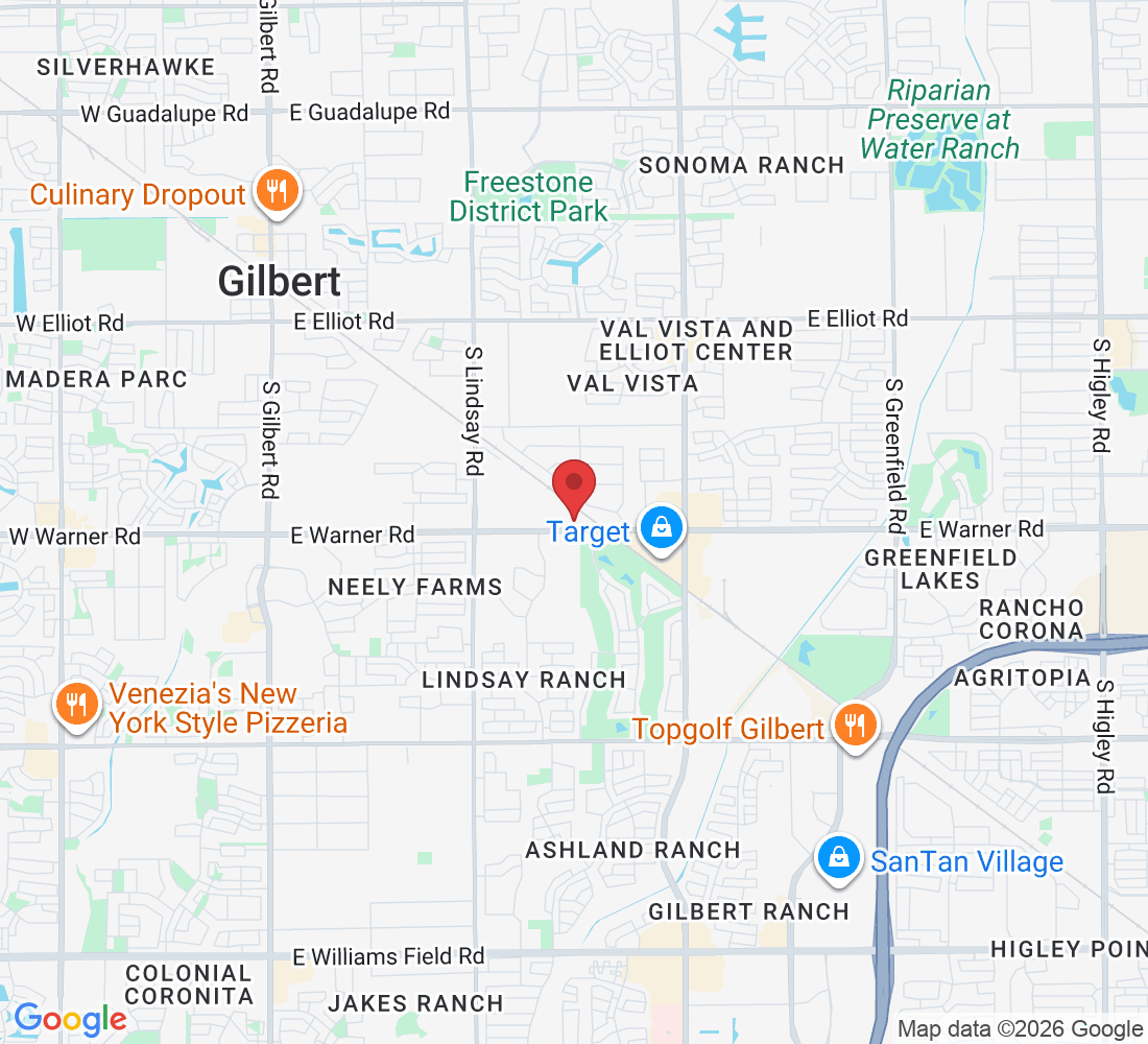 1166 E Warner Rd suite 101i, Gilbert, AZ 85296, USA