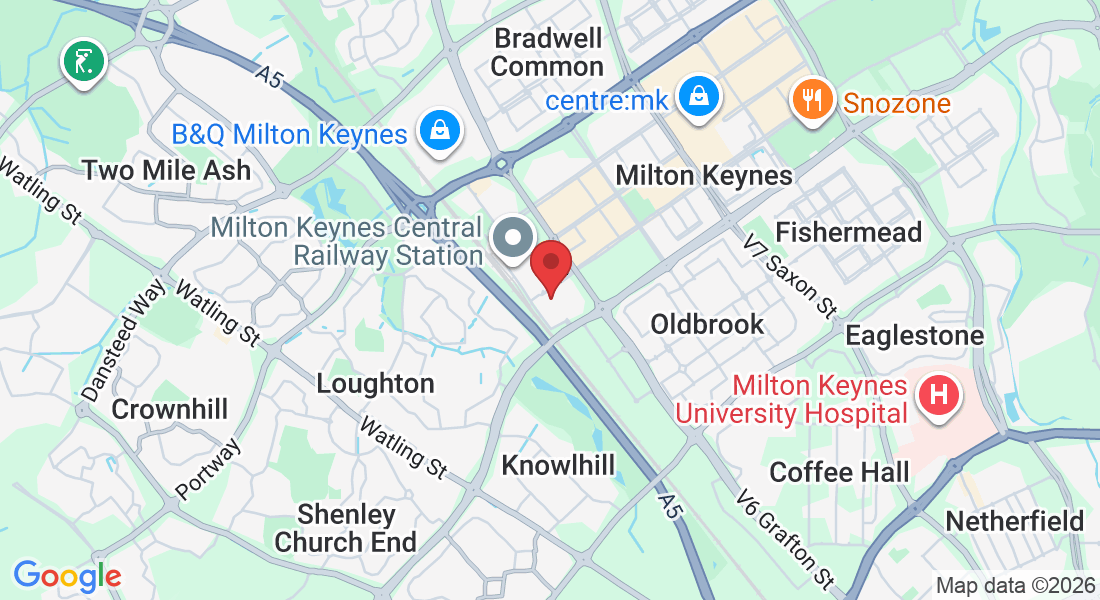 100 Avebury Blvd, Milton Keynes MK9, UK