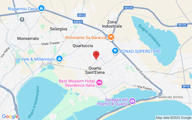 Via Papa Pio X, 33, 09045 Quartu Sant'Elena CA, Italia