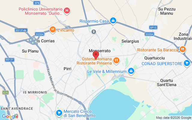 Via Pio X, 33, 09045 Quartu Sant'Elena CA, Italia