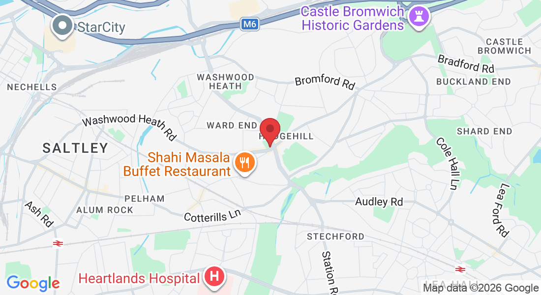 Washwood Heath Rd, Ward End, Birmingham B8 2EP, UK