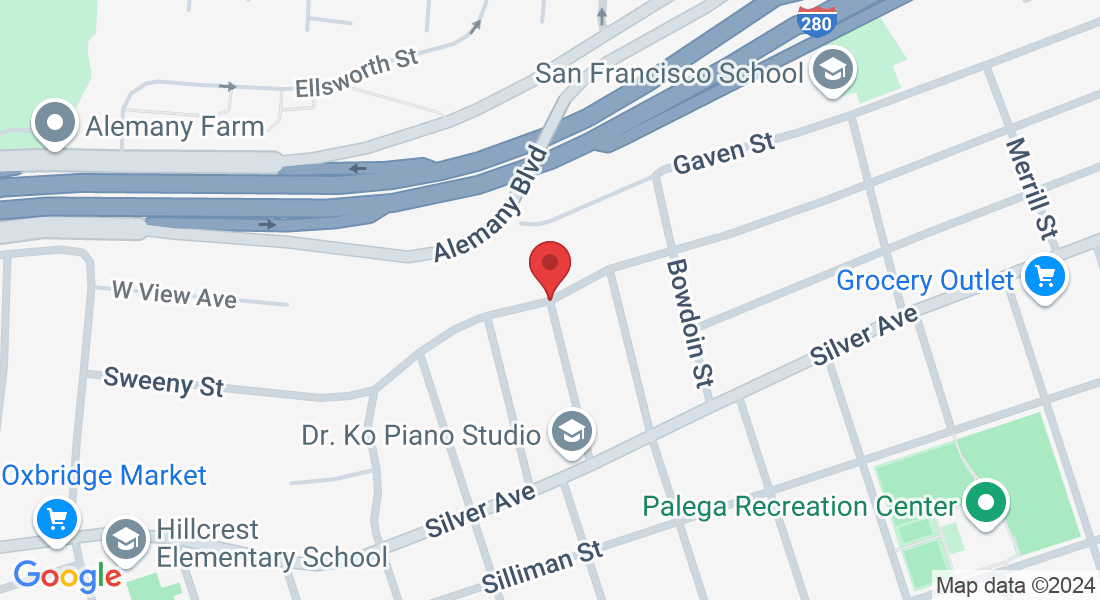 Sweeny St & Dunsmuir St, San Francisco, CA 94134, USA