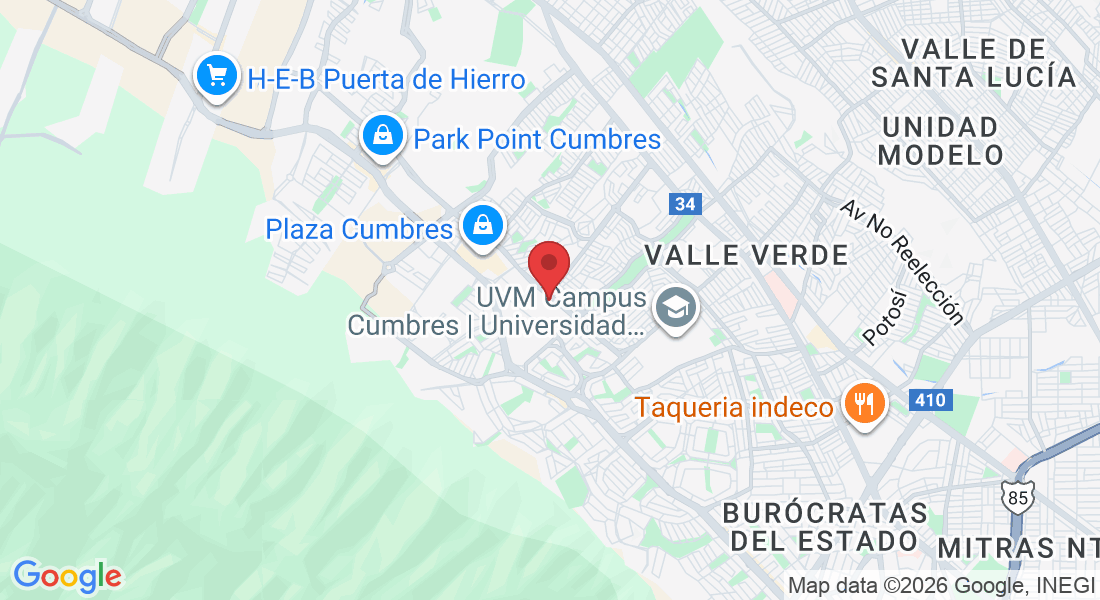 Calle Alejandro de Rodas 3102-5b, Sin Nombre de Col 58, 64610 Monterrey, N.L., México