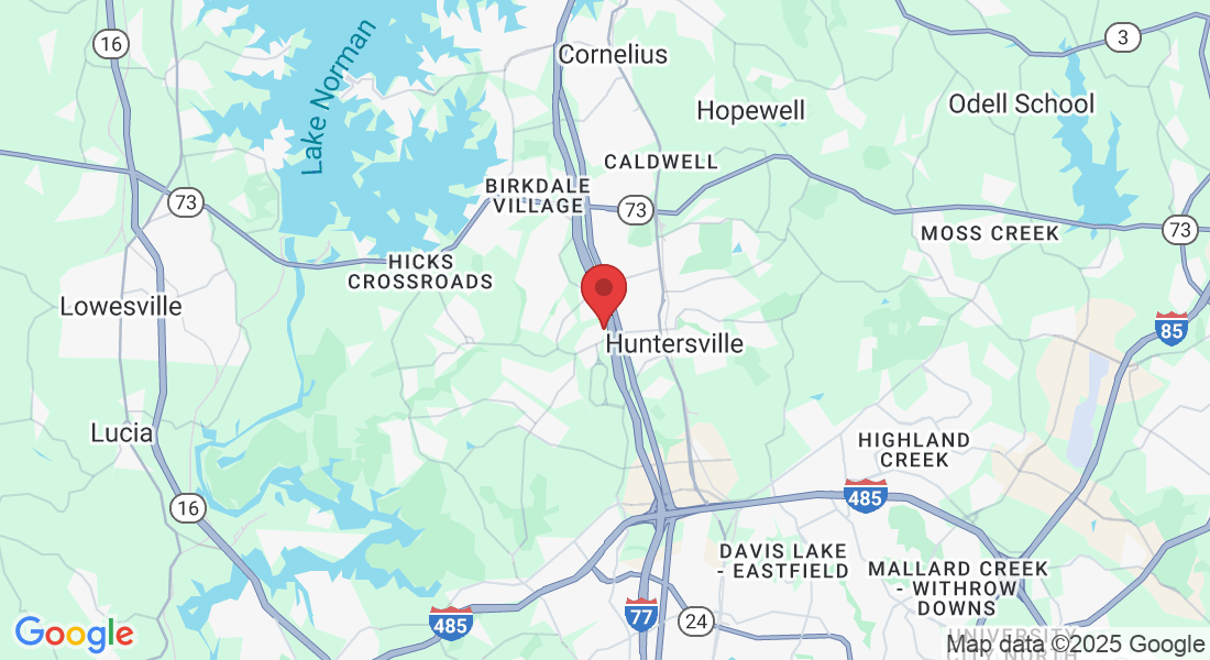 10215 Hickorywood Hill Ave suite a, Huntersville, NC 28078, USA