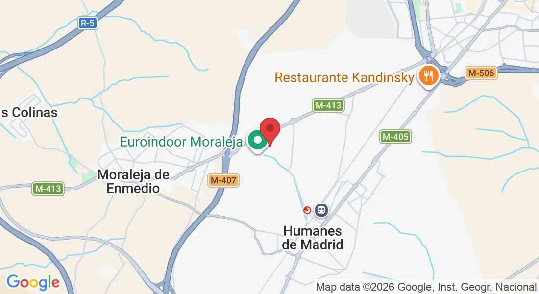Mapa de la ubicación de CrossFit Aësir en Humanes de Madrid