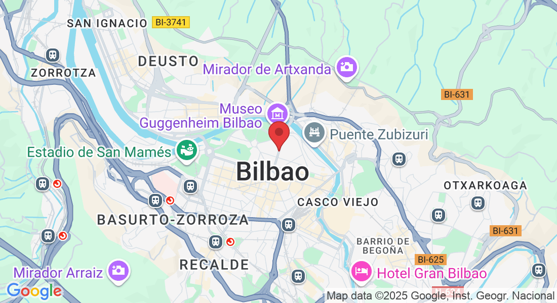 Calle Juan Ajuriaguerra Kalea, Abando, 48009 Bilbo, Bizkaia, España