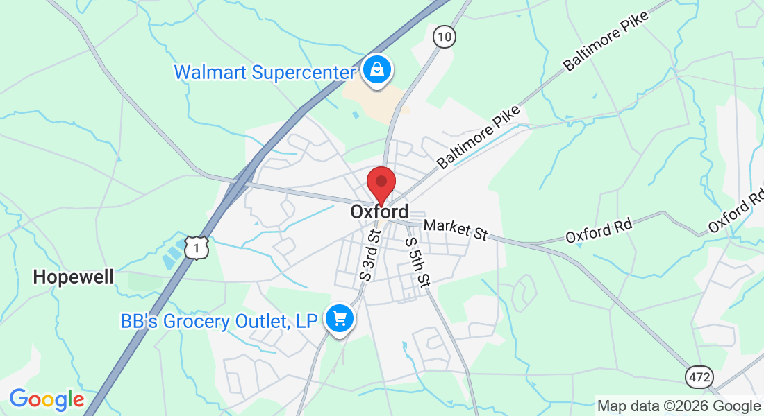 15 N 3rd St, Oxford, PA 19363, USA