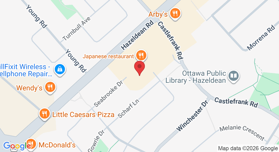 BACK OF THE MALL, 484 Hazeldean Rd Unit G14, Kanata, ON K2L 1V4, Canada