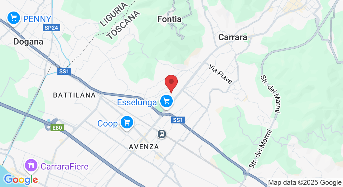 Via XX Settembre, 142, 54033 Carrara MS, Italia