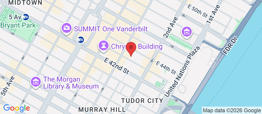 211 E 43rd St 7th. Floor, New York, NY 10017, USA