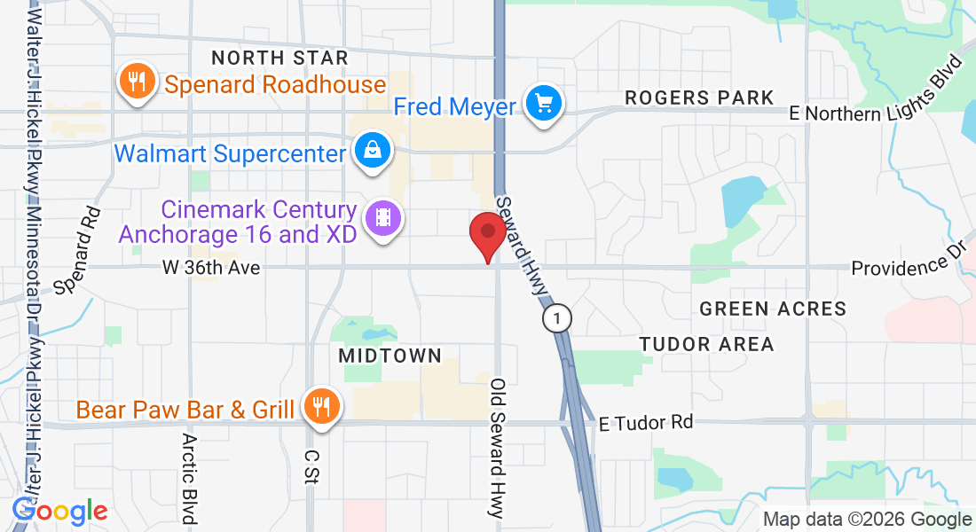 751 E 36th Ave #102, Anchorage, AK 99503, USA
