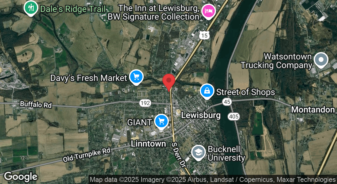625 N Derr Dr, Lewisburg, PA 17837, USA