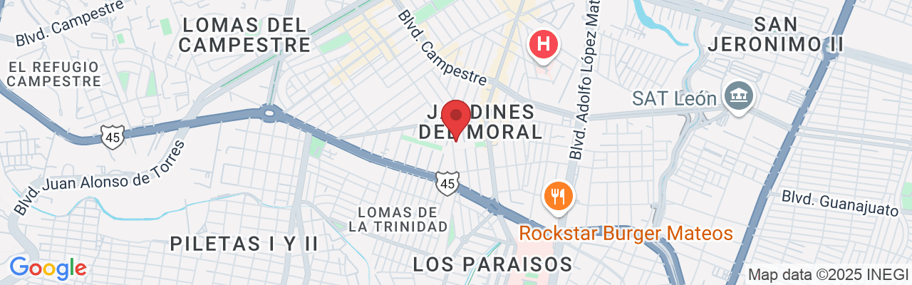Av. León 302, Jardines del Moral, 37160 León de los Aldama, Gto., México