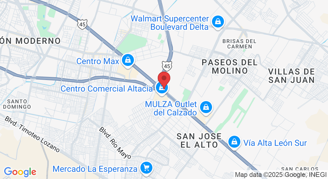 Blvd. Aeropuerto 101, Villas Santa Julia, 37530 León de los Aldama, Gto., México