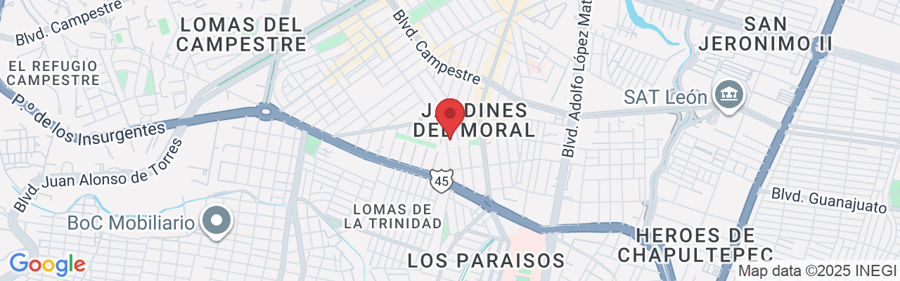 Av. León 302, Jardines del Moral, 37160 León de los Aldama, Gto., México