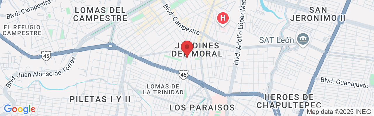 Av. León 302, Jardines del Moral, 37160 León de los Aldama, Gto., México