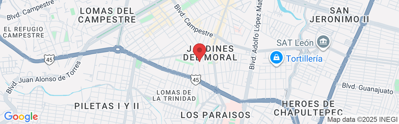 Av. León 302, Jardines del Moral, 37160 León de los Aldama, Gto., México