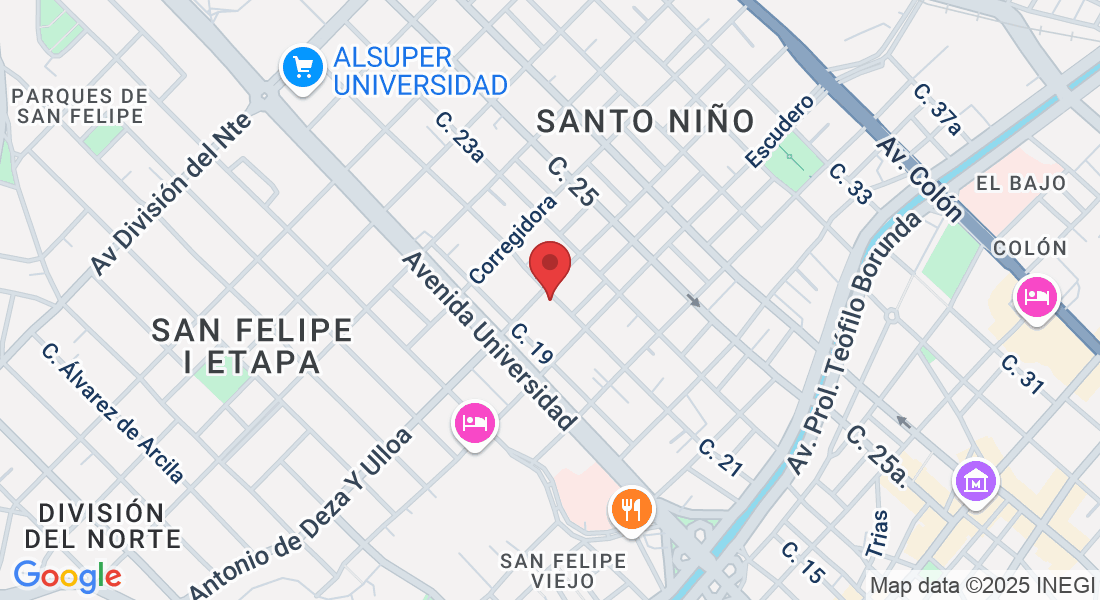 C. 21 1111, Santo Niño, 31200 Chihuahua, Chih., México