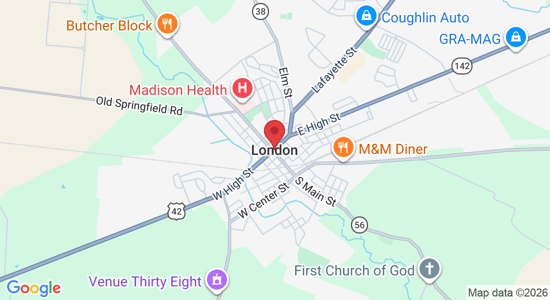 London, OH 43140, USA