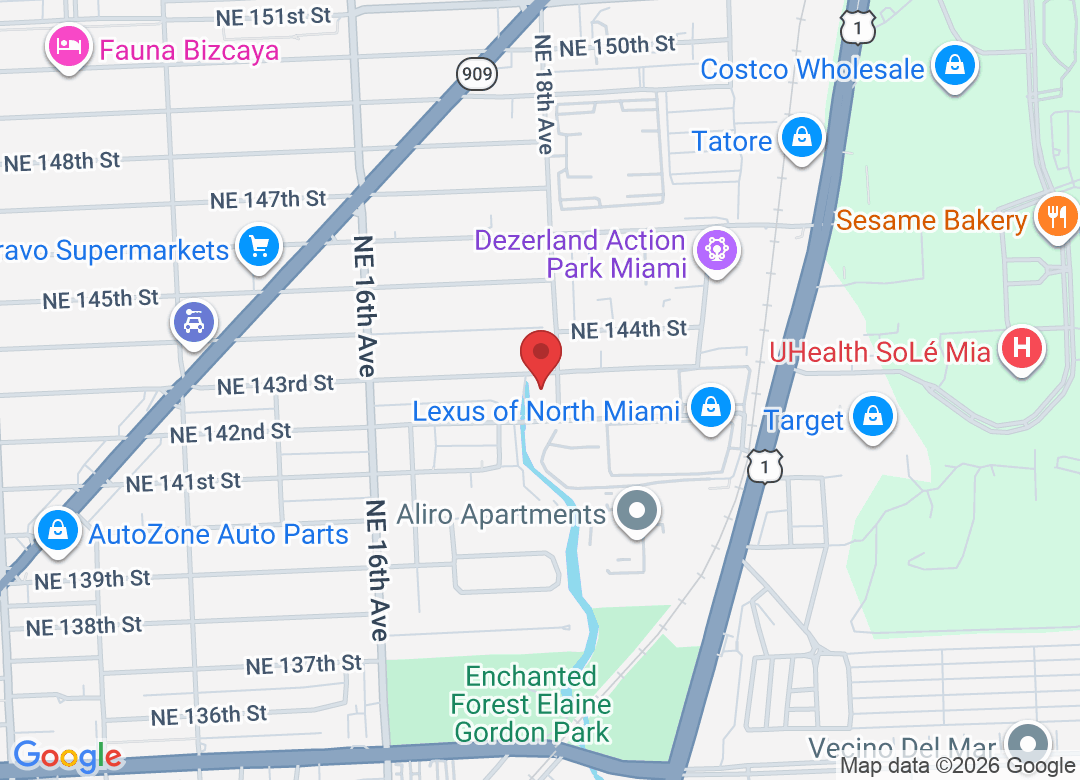 14260 NE 18th Ave, North Miami, FL 33181, USA