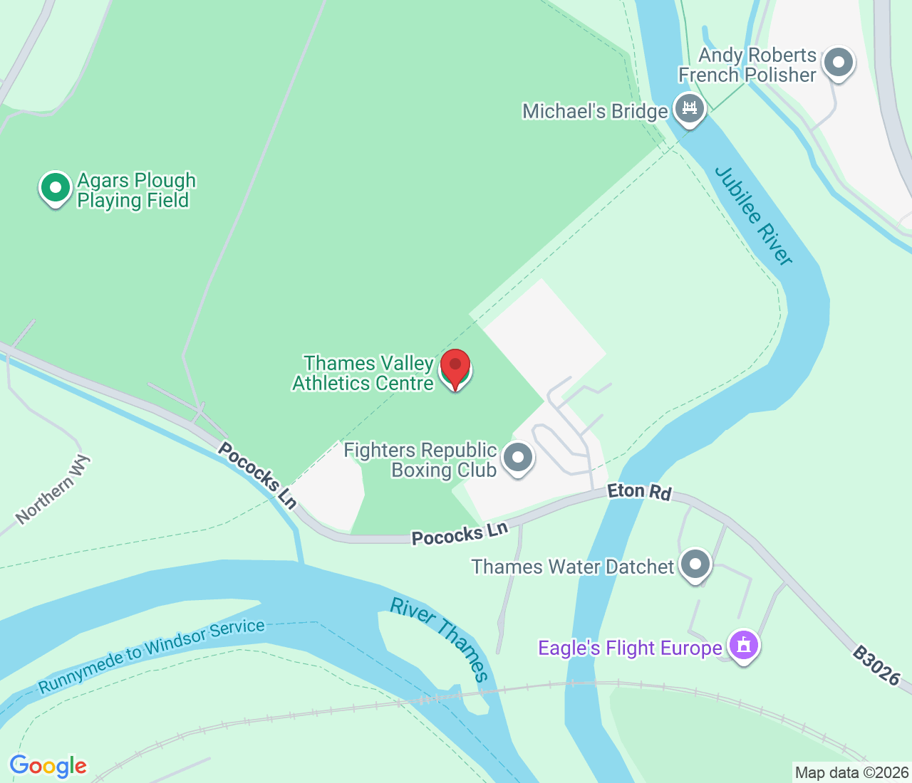 Pococks Lane Eton, Thames Valley Athletics Centre, Windsor SL4 6HN, UK