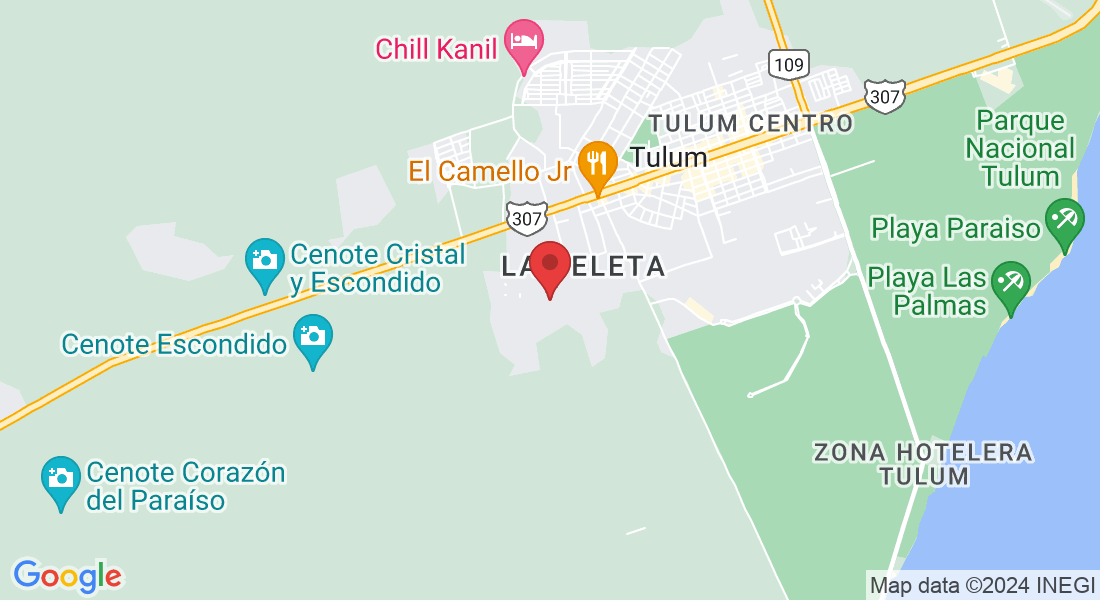 C. Sur 8, La Veleta, 77760 Tulum, Q.R., Mexico