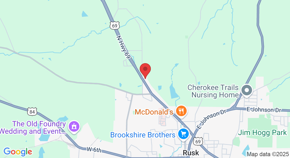 1548 N Dickinson Dr, Rusk, TX 75785, USA