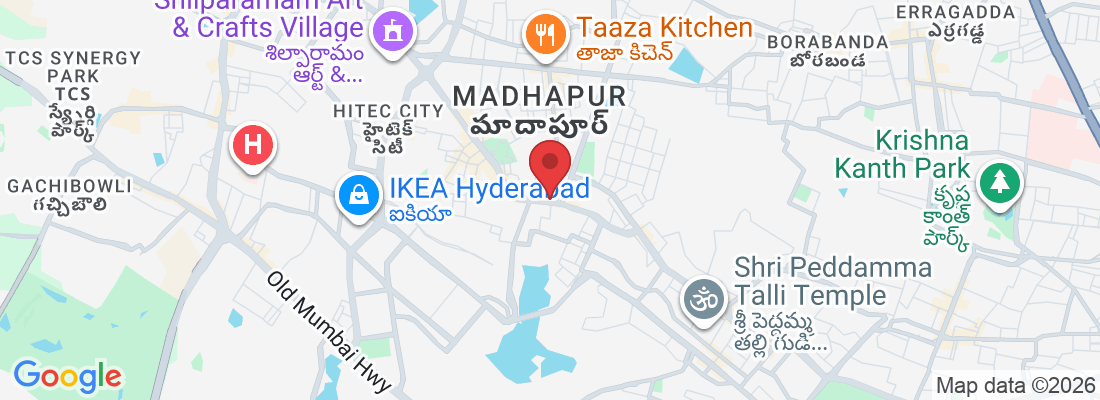 11, Hitech City Rd, Megha Hills, Sri Sai Nagar, Madhapur, Hyderabad, Telangana 500081, India