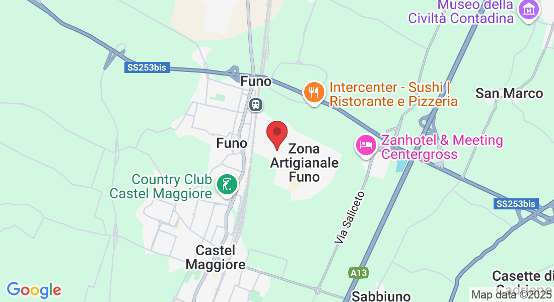 Viale della Mercanzia, 136, 40050 Funo BO, Italia