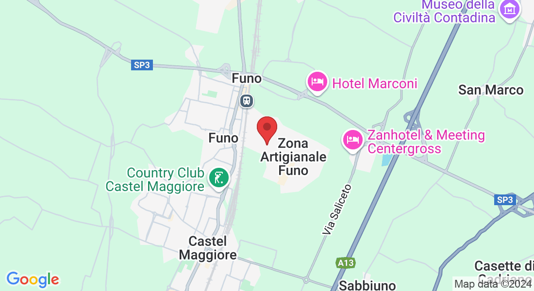 Viale della Mercanzia, 136, 40050 Funo BO, Italia