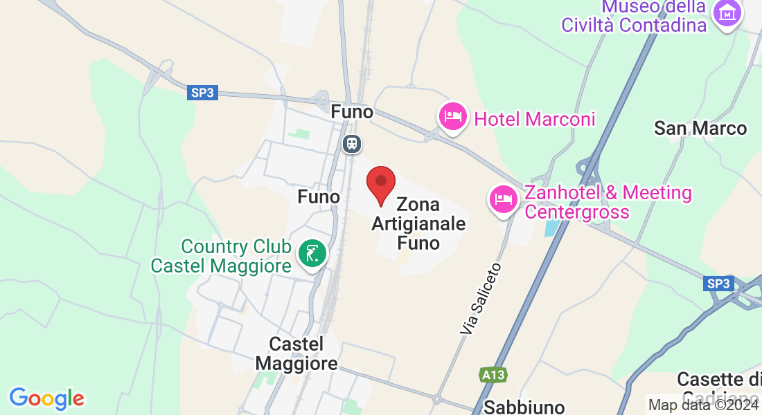 Viale della Mercanzia, 136, 40050 Funo BO, Italia