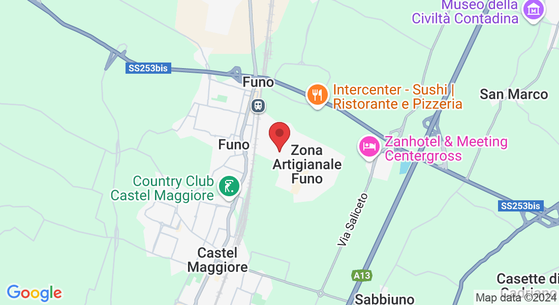 Viale della Mercanzia, 136, 40050 Funo BO, Italia