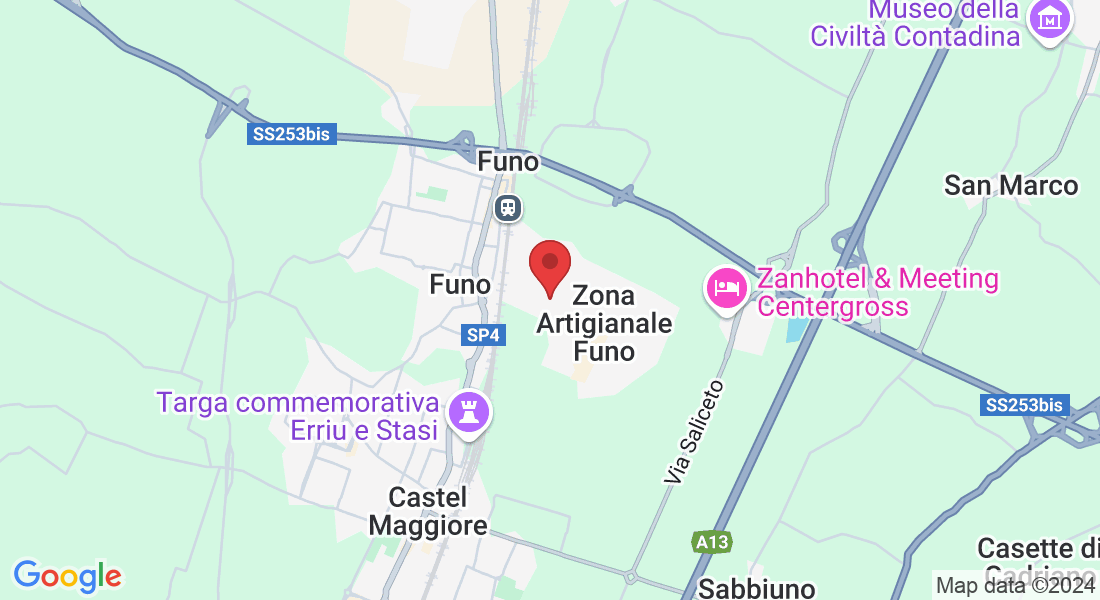Viale della Mercanzia, 136, 40050 Funo BO, Italia