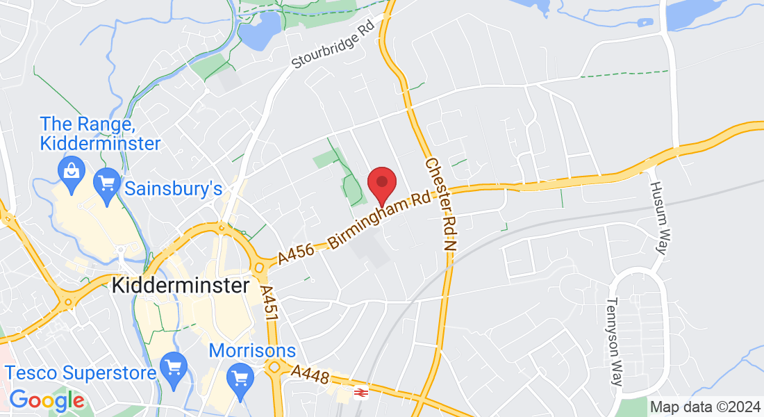 Belvedere House, 20 Birmingham Rd, Kidderminster DY10 2BX, UK