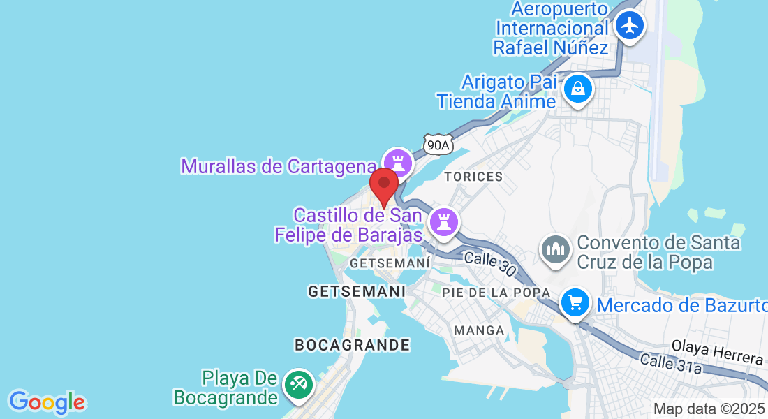 Cl. del Quero #9-53, San Diego, Cartagena de Indias, Provincia de Cartagena, Bolívar, Colombia