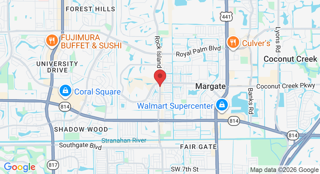1200 N Rock Island Rd, Margate, FL 33063, USA