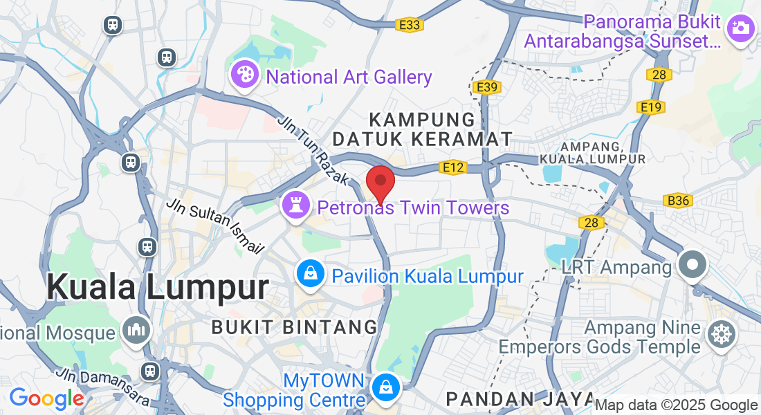 Jln Ampang, Taman U Thant, 50450 Kuala Lumpur, Wilayah Persekutuan Kuala Lumpur, Malaysia
