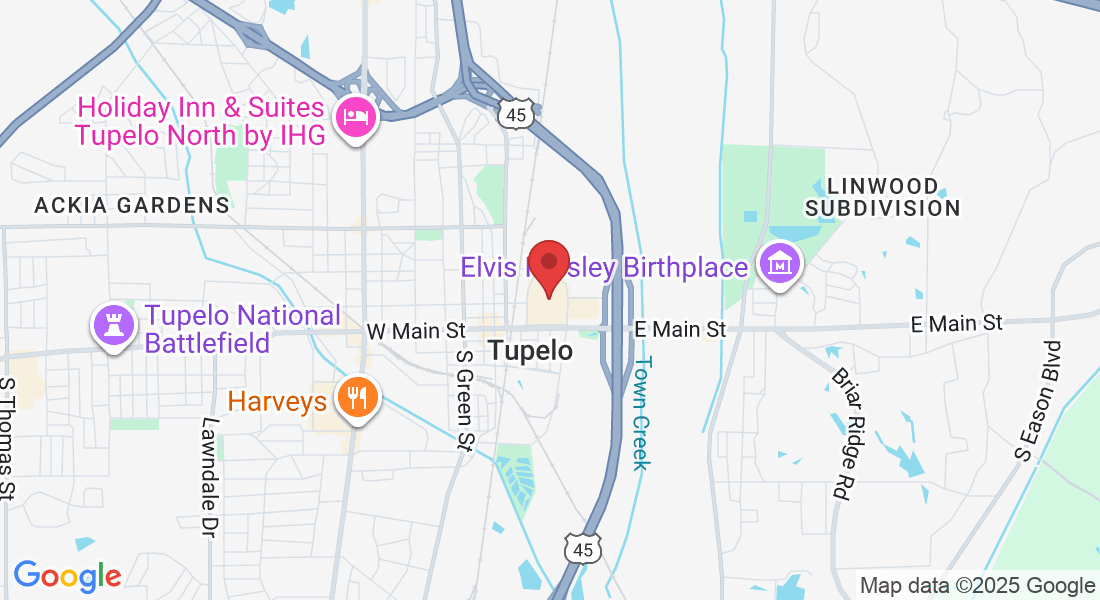 375 E Main St, Tupelo, MS 38804, USA