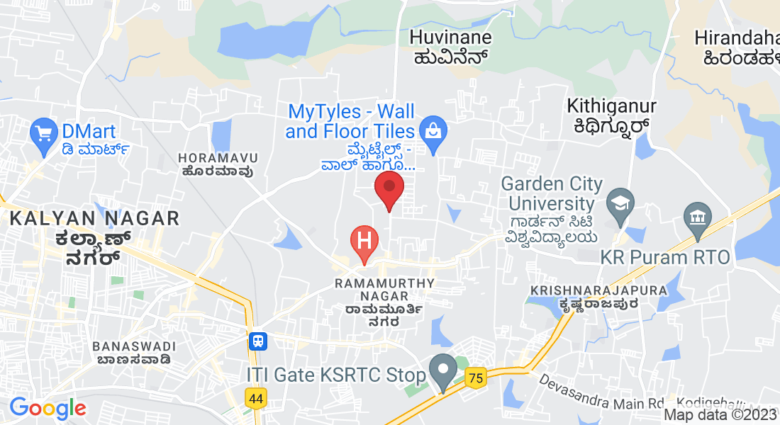 581, R.K.Tower, Kalkere, Double Road, NRI Layout, Ramamurthy Nagar, Bengaluru, Karnataka 560016, India