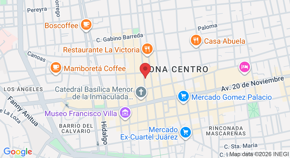 C. Lic. Benito Juárez 105 Sur, Zona Centro, 34000 Durango, Dgo., México