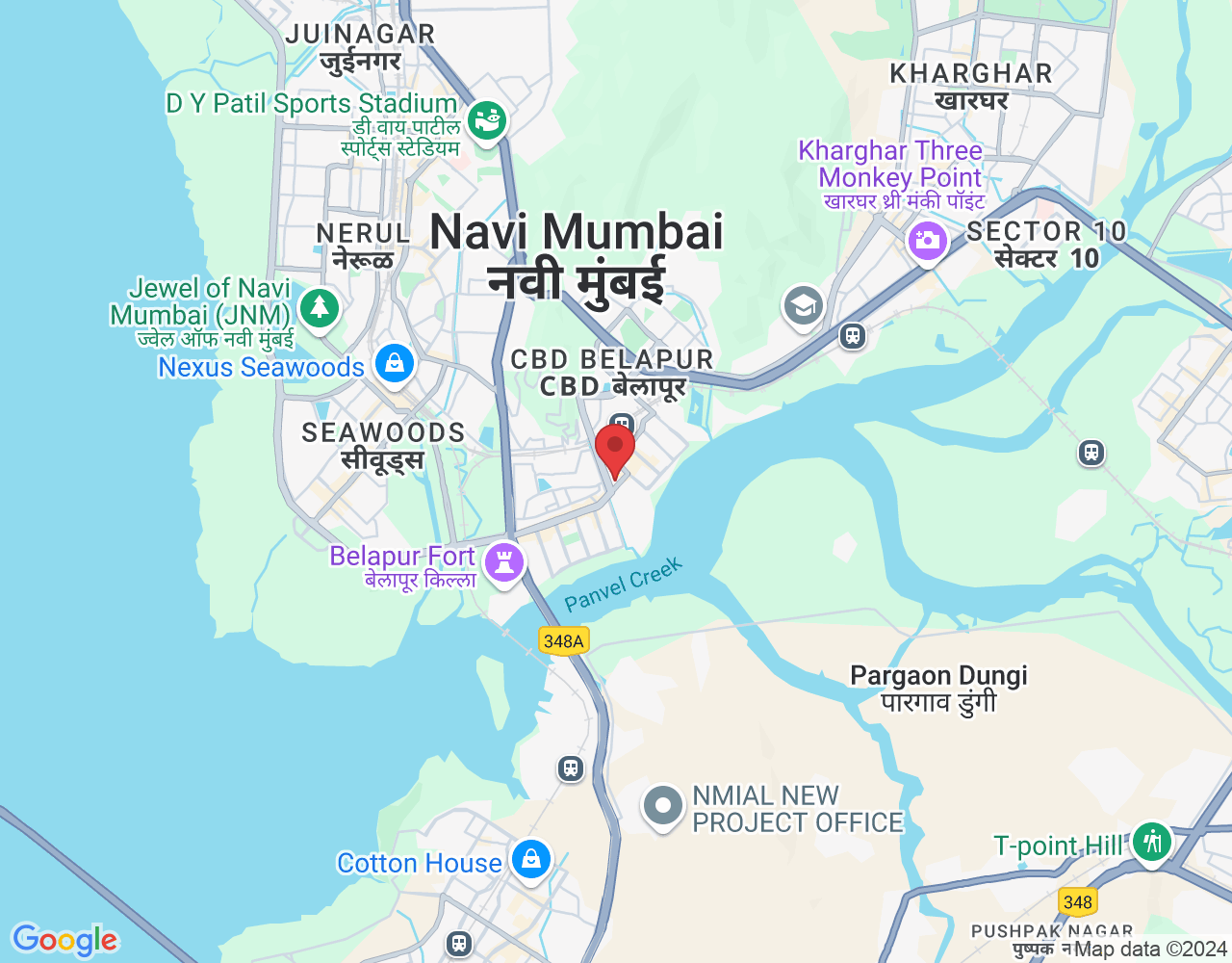 SCC Noti, 227Q+J7X, Palm Beach Rd, Sector 11, CBD Belapur, Navi Mumbai, Maharashtra 400614, India