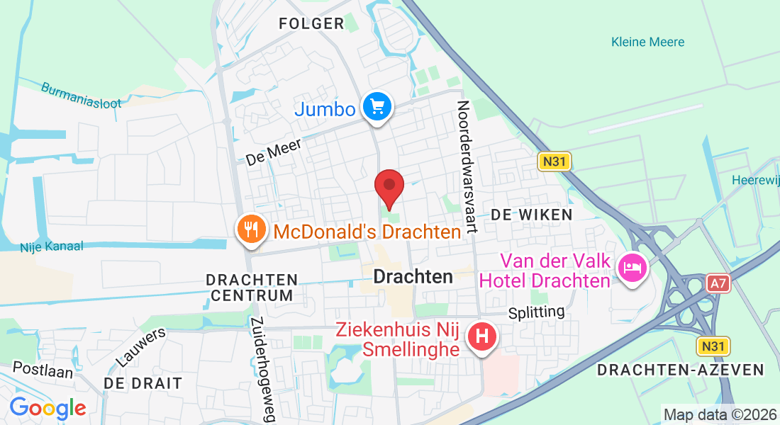 Stationsweg 64, 9201 GP Drachten, Netherlands