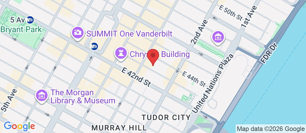 211 E 43rd St 7th. Floor, New York, NY 10017, USA